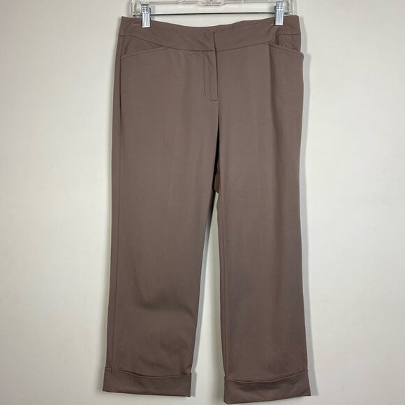 EILEEN FISHER CROPPED STRAIGHT LEG ORGANIC COTTON WOMENS SIZE SMALL - Picture 3 of 9